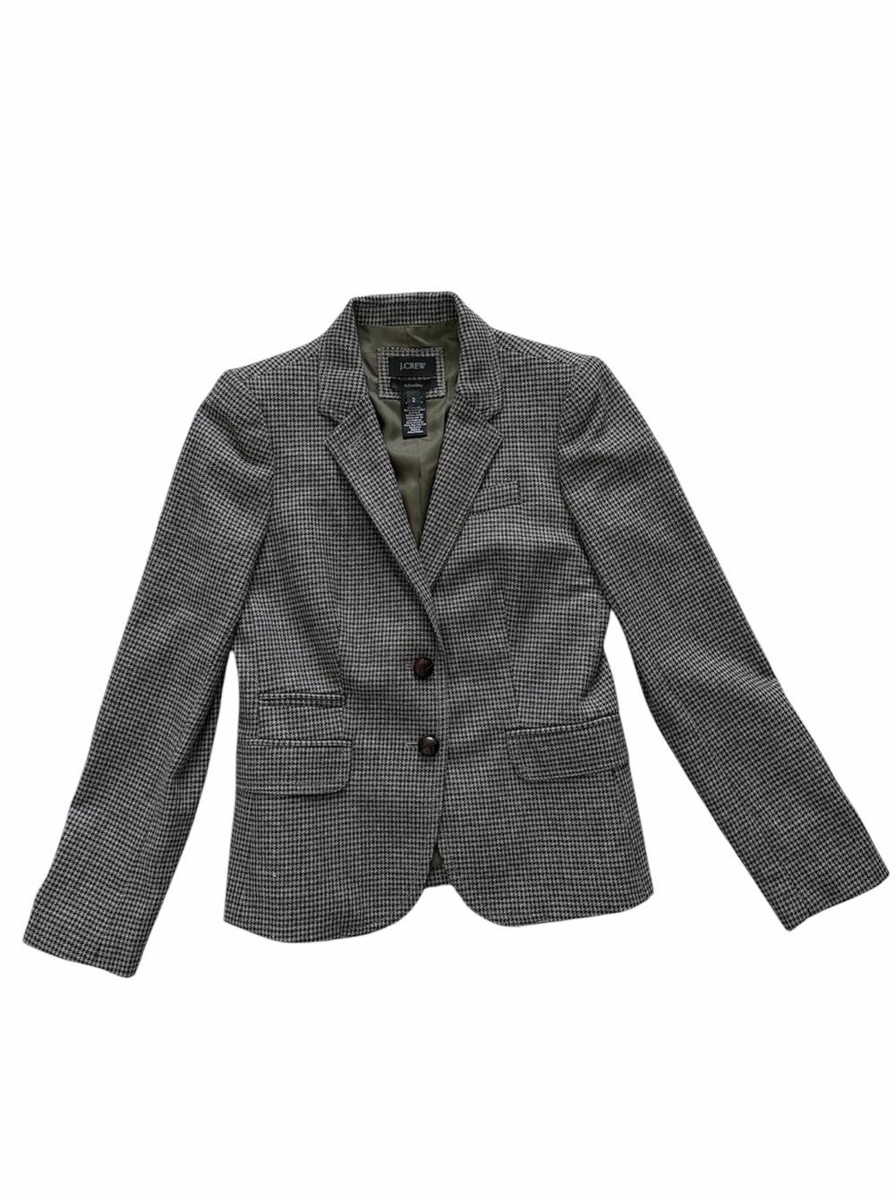 J. Crew Schoolboy Blazer Houndstooth Wool